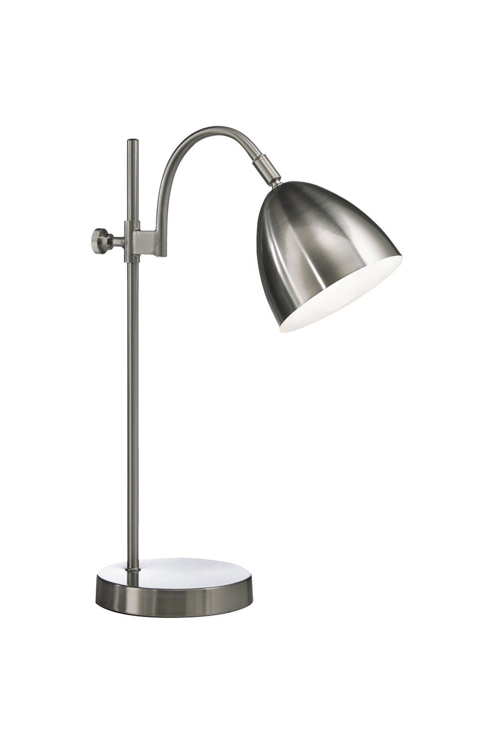 'Seb' Table Lamp and Brushed Chrome